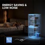 Upstreman 4.0 Cu.Ft Mini Fridge with Freezer