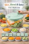 7-Piece Salad Spinner and Prep Set