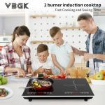 VBGK 2-Burner Induction Cooktop with Touch Control