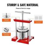 VEVOR 0.8 Gallon Manual Fruit Wine Press