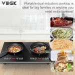 VBGK 2-Burner Induction Cooktop with Touch Control