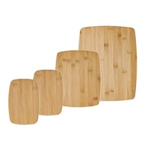 FARBERWARE 4-Piece Bamboo Cutting and Serving Set