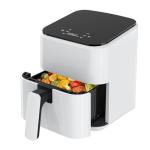 Compact Air Fryer with Automatic Shutdown, White