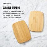 FARBERWARE 4-Piece Bamboo Cutting and Serving Set