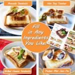 Microwave Sandwich Maker and Grilled Cheese Press