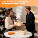 Microwave Sandwich Maker and Grilled Cheese Press