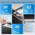 Quick 9-Cube Ice Maker Machine in 6 Minutes