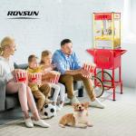 ROVSUN 8 Oz Popcorn Machine with Cart & Wheels