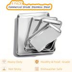 Stainless Steel Baking Sheet Set of 4