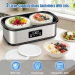 Cewajbaa Adjustable Yogurt Maker with Auto Shut-Off
