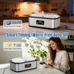 Cewajbaa Adjustable Yogurt Maker with Auto Shut-Off