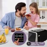 Inspirex Touch Screen Toaster with Wide Slots
