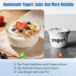 Cewajbaa Adjustable Yogurt Maker with Auto Shut-Off