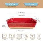 Dafuceramic 4.2 QT Oven Casserole Dish