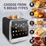 Inspirex Touch Screen Toaster with Wide Slots