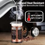 YMMIND French Press Coffee Maker 600ml Copper
