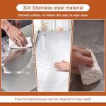 Stainless Steel Cutting Board with Non-Slip Pad