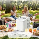 Portable Countertop Ice Maker with Self-Cleaning