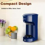 SUNVIVI Single Serve Coffee Maker in Blue