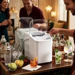 Portable Countertop Ice Maker with Self-Cleaning
