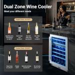BODEGA 56-Bottle Dual Zone Wine Cooler
