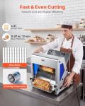 VEVOR Electric Bread Slicer for Home and Commercial Use