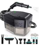 Handheld Steam Cleaner with Adjustable Handle and Accessories