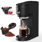 Single Serve Coffee Maker for Pods and Grounds