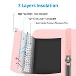 DALINDA Insulated Lunch Tote Bag, Pink