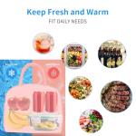 DALINDA Insulated Lunch Tote Bag, Pink