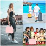 DALINDA Insulated Lunch Tote Bag, Pink