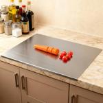 Large Stainless Steel L-Shaped Cutting Board