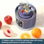 Compact Travel Blender with Rechargeable USB-C and Smart Display