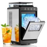 Portable Self-Cleaning Ice Maker - 8 Cubes in 6 Mins