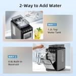 Portable Self-Cleaning Ice Maker - 8 Cubes in 6 Mins