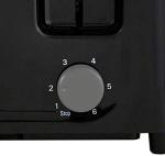 Continental Electric Cool Touch 4-Slice Toaster, Black