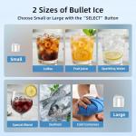 Portable Self-Cleaning Ice Maker - 8 Cubes in 6 Mins