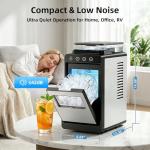 Portable Self-Cleaning Ice Maker - 8 Cubes in 6 Mins