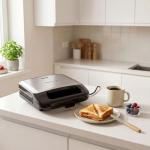 3 in 1 Sandwich and Waffle Maker with Removable Plates