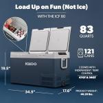 Igloo Electric Dual Zone Compressor Cooler ICF 80