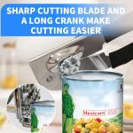 Heavy Duty Manual Can Opener with Easy Grip