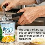 Heavy Duty Manual Can Opener with Easy Grip