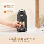CHULUX 20Bar Espresso Machine for Nespresso Pods