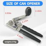 Heavy Duty Manual Can Opener with Easy Grip