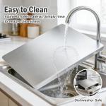 Stainless Steel Large Non-Slip Cutting Board