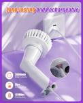 Lichffy 6-in-1 Cordless Electric Spin Scrubber
