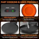 12-Inch Electric Countertop Pizza Maker Machine