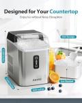 Aeitto Countertop Nugget Ice Maker with Basket