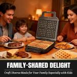 FineMade 3-in-1 Electric Grill and Sandwich Maker