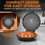 12-Inch Electric Countertop Pizza Maker Machine